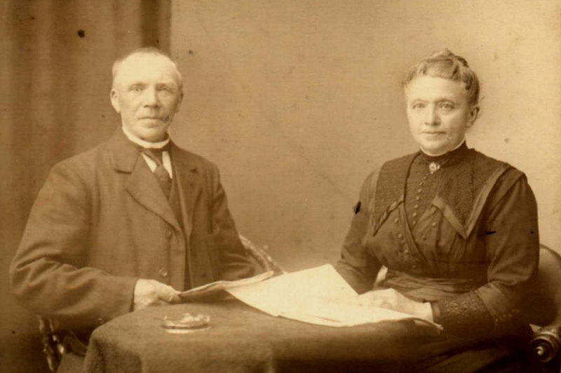Hendrik de Vries en Jeltje Hagenouw